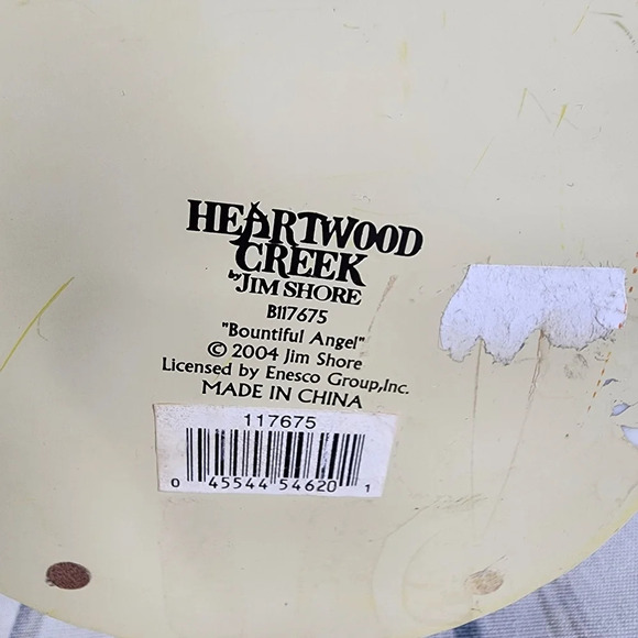 Jim Shore 2004 Retired Heartwood Creek Bountiful Angel 9.5" H B117675 Colorful - Picture 2 of 15